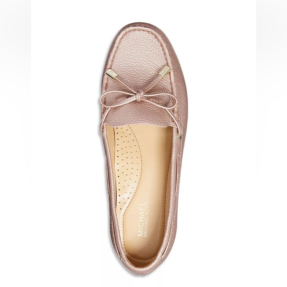 NWOB. MICHAEL Michael Kors 10M Sutton Leather Moccasins. - Picture 7 of 16